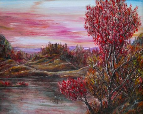 Broken Tower by Martin Coventry, oil painting