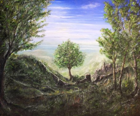 Oak Gap by Martin Coventry, oil painting