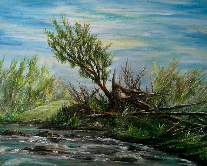Yggdrasil by Martin Coventry, oil painting