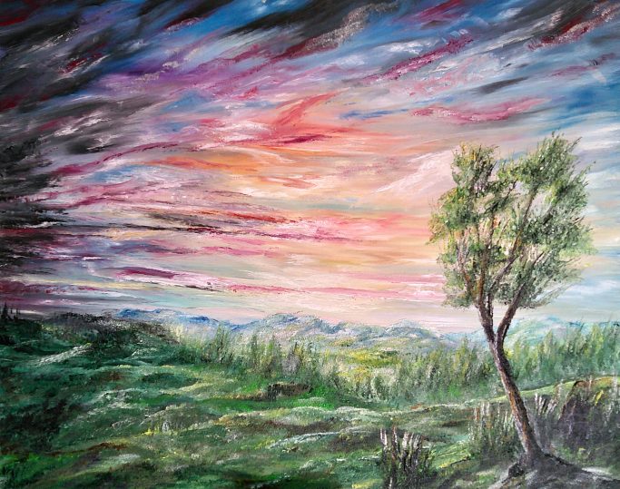A Very Storm by Martin Coventry, oil painting