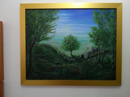 Oak Gap by Martin Coventry, oil painting