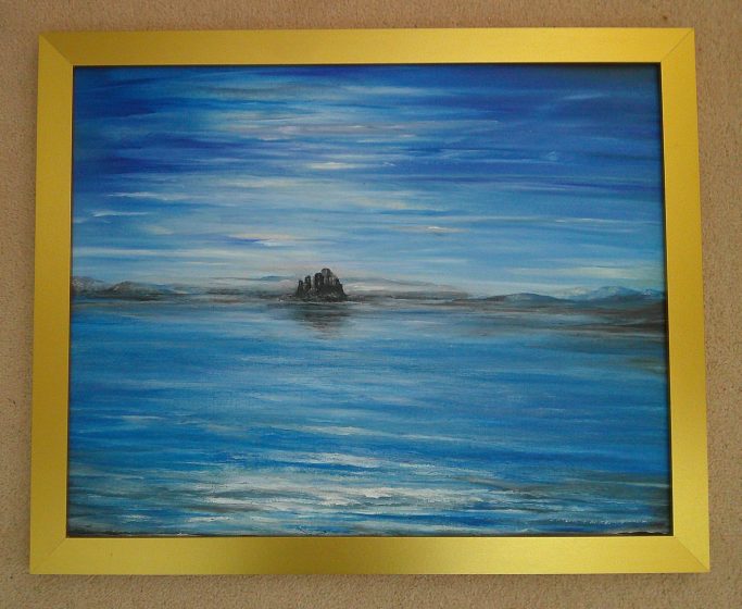 Caisteal Dubh by Martin Coventry, oil painting