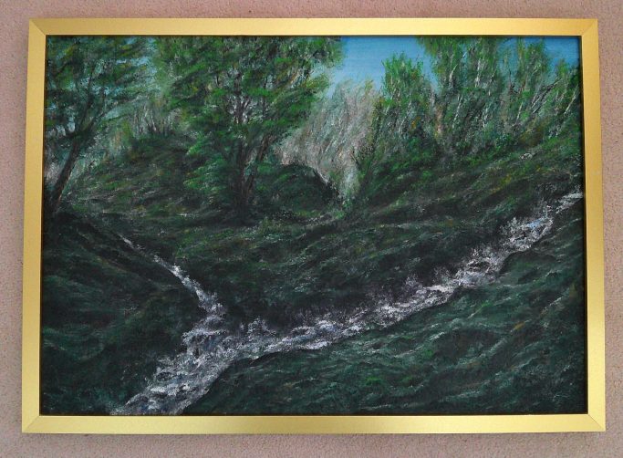 Spate by Martin Coventry, oil painting