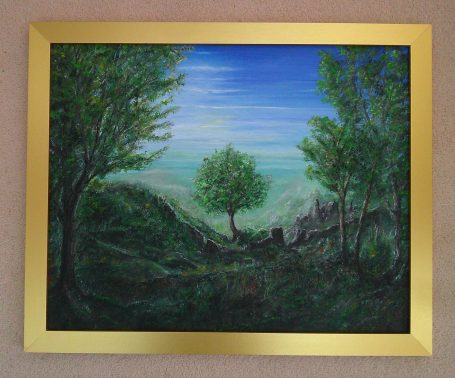 Oak Gap by Martin Coventry, oil painting