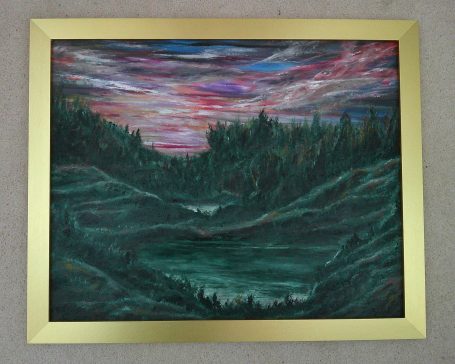 Faerie Pools by Martin Coventry, oil painting